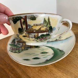 Vintage Teacup and Saucer (WORK OF ART)